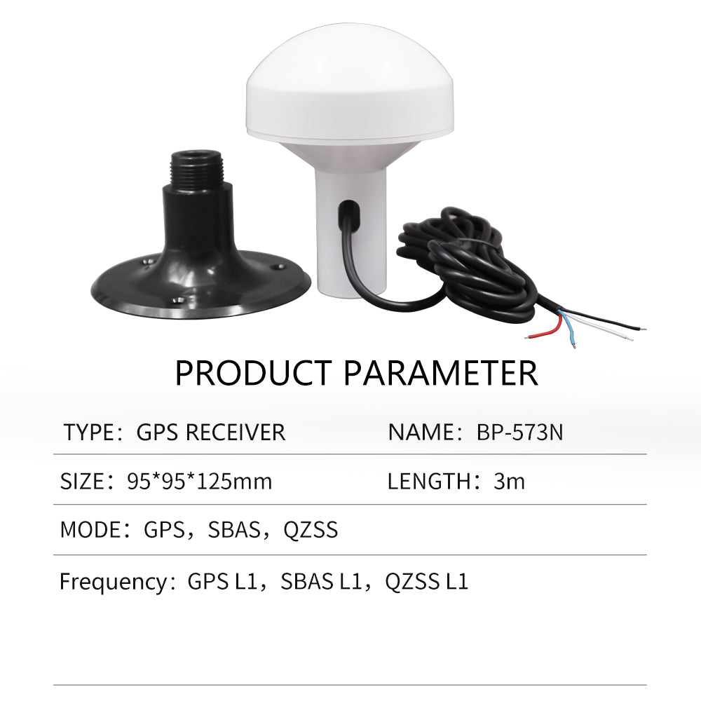 Beitian GNSS mushroom head receiver high gain 35 ceramic chip AIS navigation GPS marine ship BP-573DU Beitian GNSS mushroom head receiver high gain 35 ceramic chip AIS navigation GPS marine ship BP-573DU